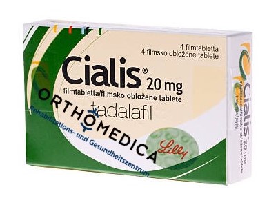 Cialis kaufen 20 mg von Lilly – Originalverpackung mit 4 Filmtabletten (Tadalafil)